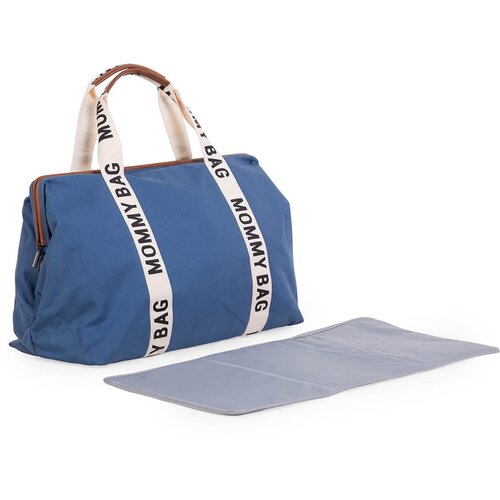Childhome Mommy Bag Canvas Indigo torba za previjanje 55 x 30 x 40 cm 1 kos Slike