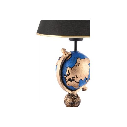 Opviq stona lampa world black blue Slike