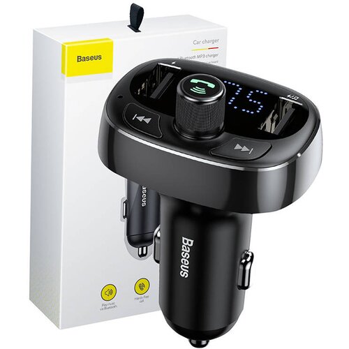 Baseus Oddajnik FM T-tip S-09 Bluetooth (črn), (21165176) Cene