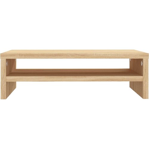  Stalak za monitor boja hrasta 42 x 24 x 13 cm konstruirano drvo Slike