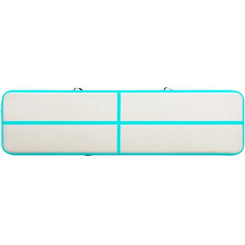  Strunjača na napuhavanje s crpkom 600 x 100 x 15 cm PVC zelena Slike