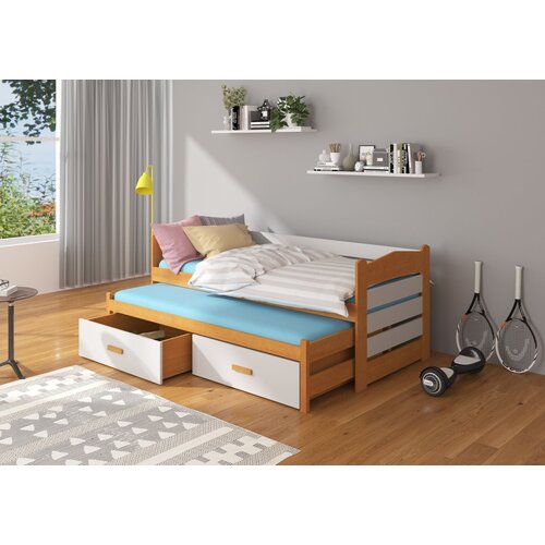 ADRK Otro�ka postelja TIARRO z vzmetnicama 97 cm - ALDER-SIVA Cene