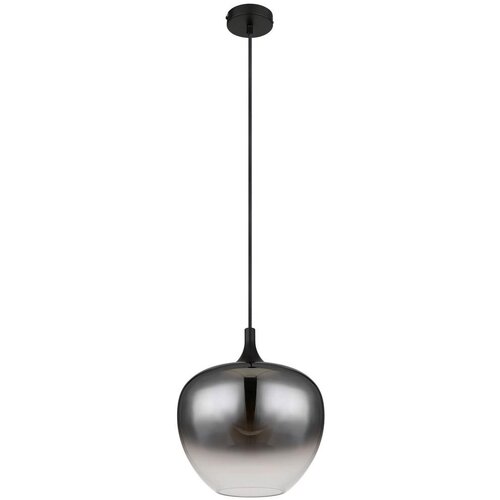 Lesnina-XXXL Viseća svjetiljka Maxy (60 W, &amp;Oslash; x V: 290 x 1.200 mm, Stakleno sjenilo, Crna, E27) Slike