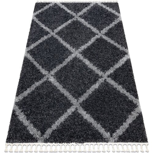RugsX Preproge Preproga UNION 3482 Rešetka, trellis siva Čopki 140x190 cm Siva Cene