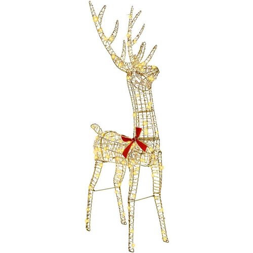 vidaXL 3D irvas Topla bijela 128 cm PET Cijene