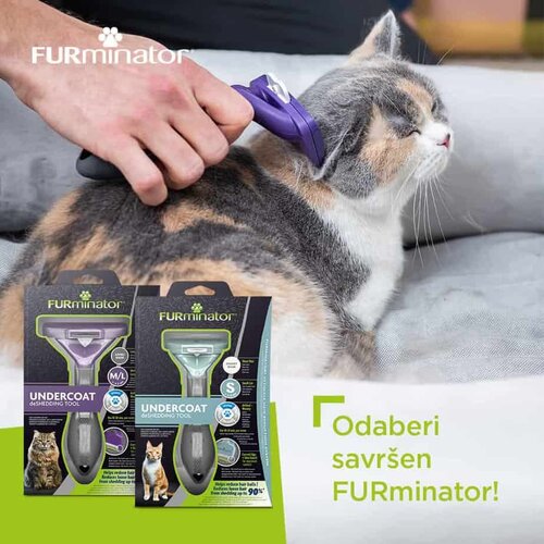 Furminator za dugodlake mačke Undercoat Long Hair - M&ndash;L Cene