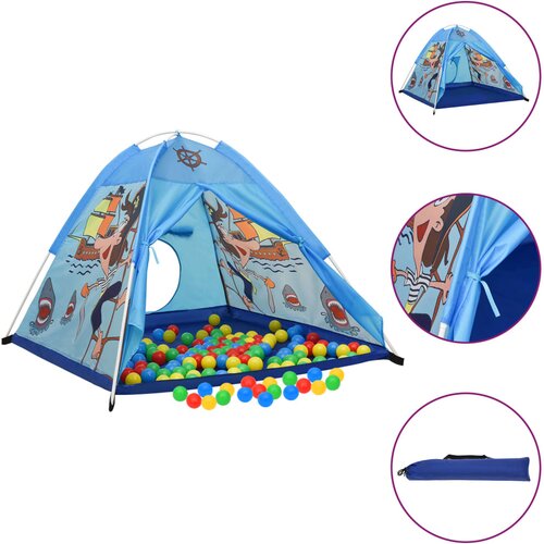 vidaXL Dječji šator za igru plavi 120 x 120 x 90 cm Cijene