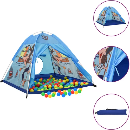 vidaXL Dječji šator za igru plavi 120 x 120 x 90 cm