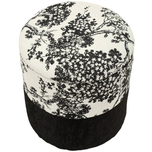 Mauro Ferretti Crno-bijeli tabure Oriental Style &amp;ndash; Slike