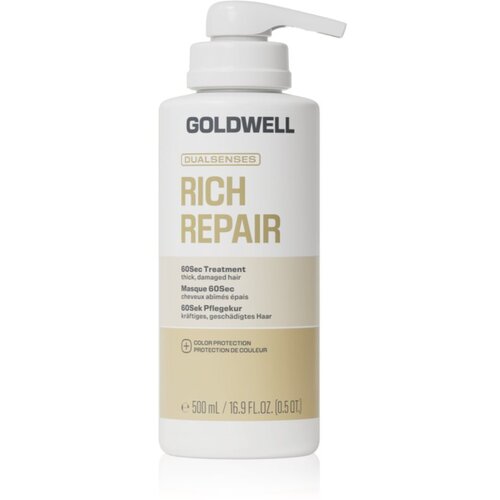 Goldwell Dualsenses Rich Repair 60Sec Treatment globinsko hranilna kura 500 ml Slike