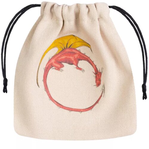 Q-Workshop dragon beige & multicolor dice bag Slike