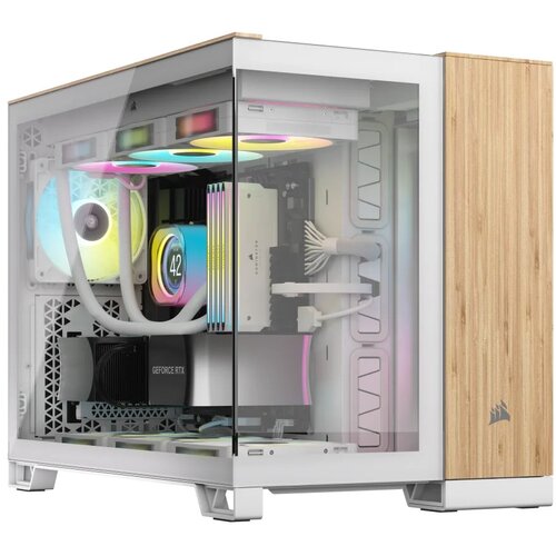 Corsair CC-9011288-WW computer case Midi Tower Bamboo, White Cijene