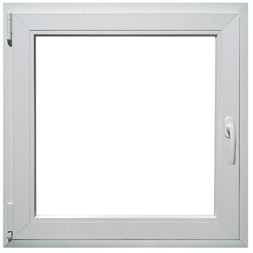 PVC prozor s kvakom (80 x 80 cm, Smjer otvaranja: Lijevo) Slike