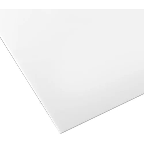 Dekorativna ploča od polistirola owocor (100 cm x 100 cm x 2,5 mm, ravni oblik, opal, polistirol)