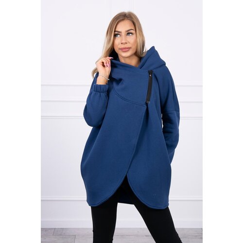 Kesi Jeansowa sweatshirt with short zip Slike