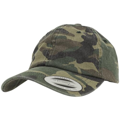 Flexfit Low Profile Camo Washed Cap wood camo Cene