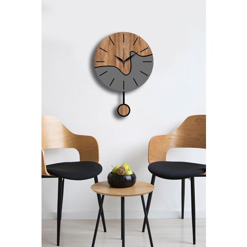 Wallity Zidni sat Vlnt109, 34x48 cm, Orah-sivi Cene