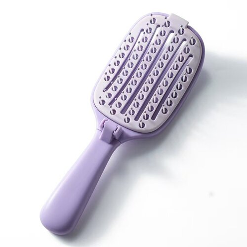INF Zložljiv Prenosni Masažni Styling Glavnik za Visoko Spu&scaron;čene Lase Purple, (5000093489) Cene