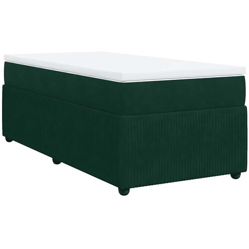 Box spring krevet s madracem tamnozeleni 100x200 cm bar&amp;scaron;unasti Slike
