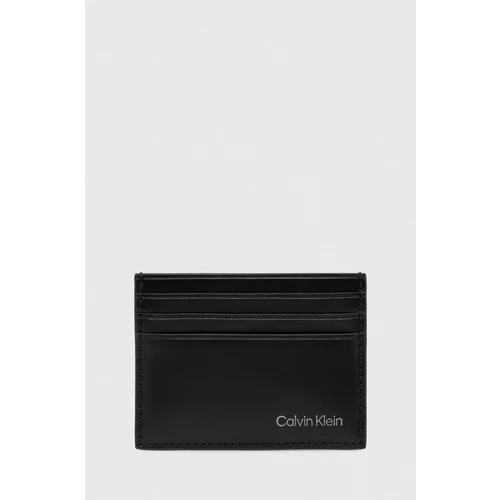 Calvin Klein Kožni etui za kartice boja: crna, K50K512074