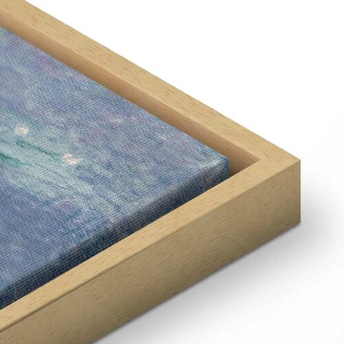  Slika - Claude Monet &amp;ndash; Water Lilies (Water Lilies) III 100x40 U prirodnom drvenom okviru Slike