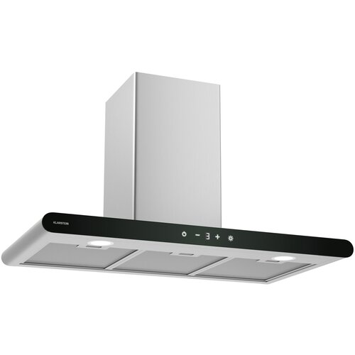 Klarstein curvevent kuhinjska napa | 700 m3/h | touch | led | 110 w | eek a+ Slike
