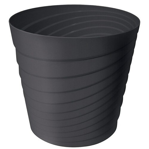  Cvetlični lonec Swing (Zunanje dimenzije (&amp;Oslash; x V): 18 cm x 17 mm, Plastika, Antracit) Slike