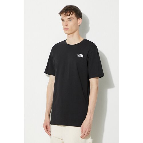 The North Face Bombažna kratka majica M S/S Redbox Celebration Tee mo&amp;scaron;ka, črna barva, NF0A87NVJK31 Slike