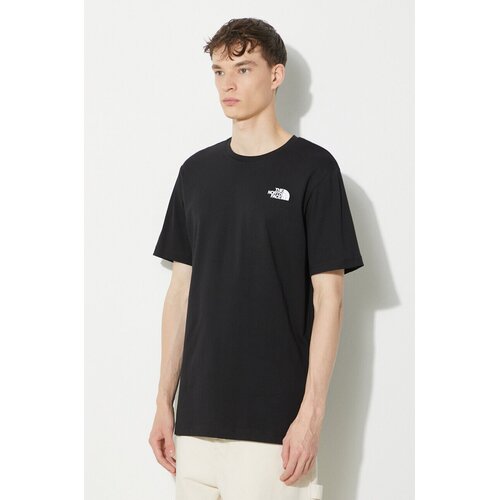 The North Face Pamučna majica M S/S Redbox Celebration Tee za mu&amp;scaron;karce, boja: crna, s tiskom, NF0A87NVJK31 Slike