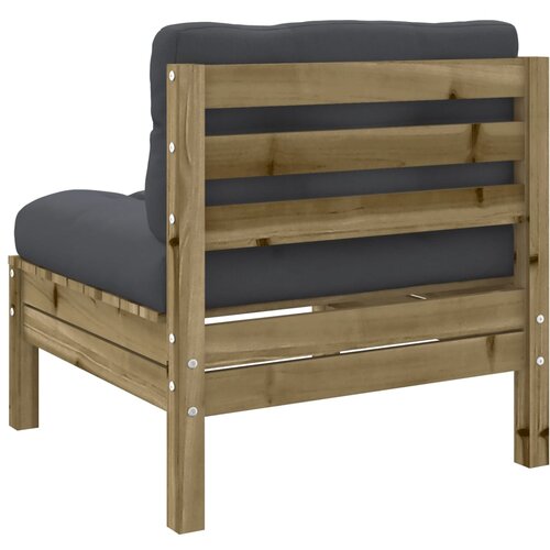  6-dijelni set vrtnih sofa od impregnirane borovine Slike