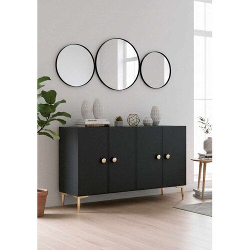 Hanah home komoda Squarel 120, 120 cm, antracit Cene