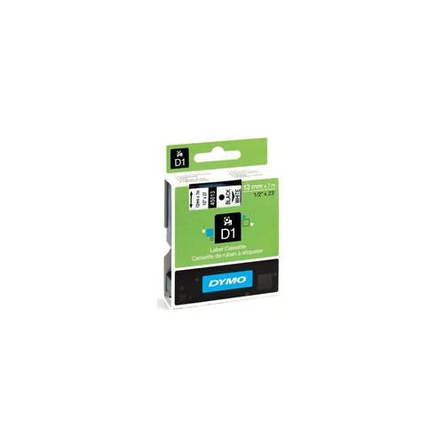 Dymo Traka D1 450130, 12 mm / 7 m (crna/bijela), original Cijene