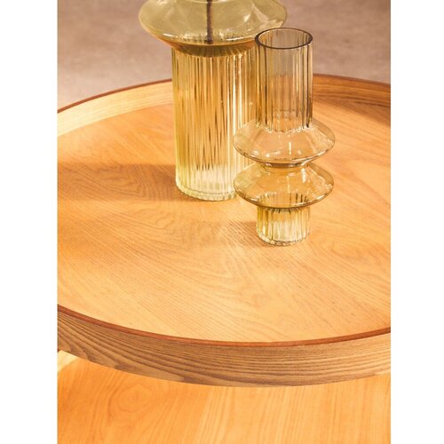 Premier Housewares Okrogla stranska mizica &amp;oslash; 60 cm Viborg &amp;ndash; Slike