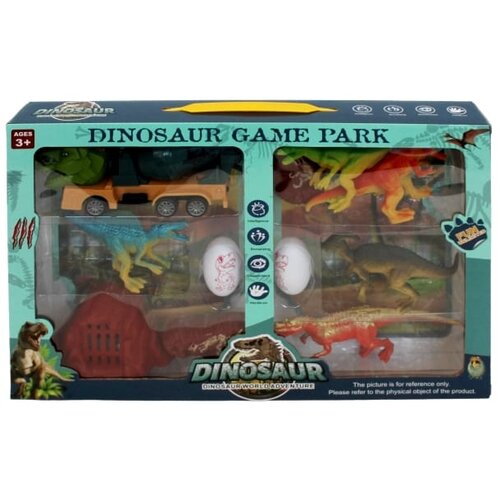  Set Dinosauri sa vozilom Slike