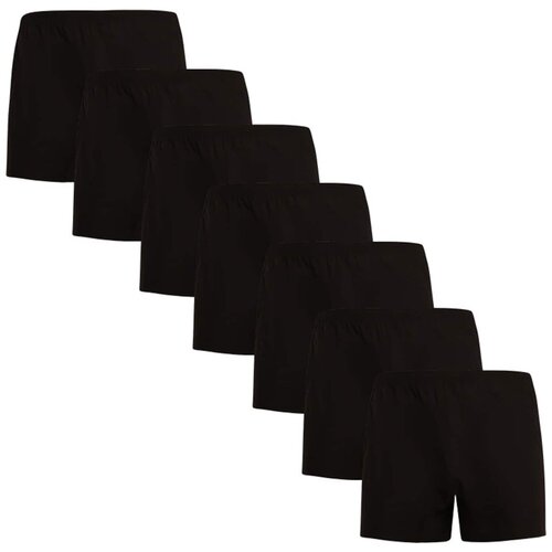Nedeto 7PACK men's shorts black (7NDTT001) Slike