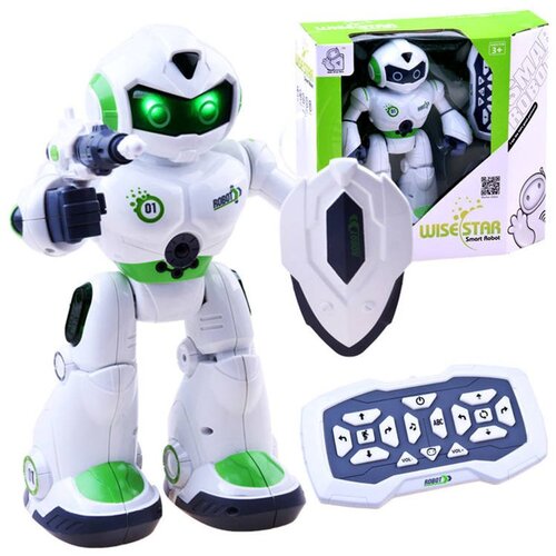 Daljinski upravljani plesni ROBOT za učenje engleskog jezika svjetlo + zvuk RC0447 Slike