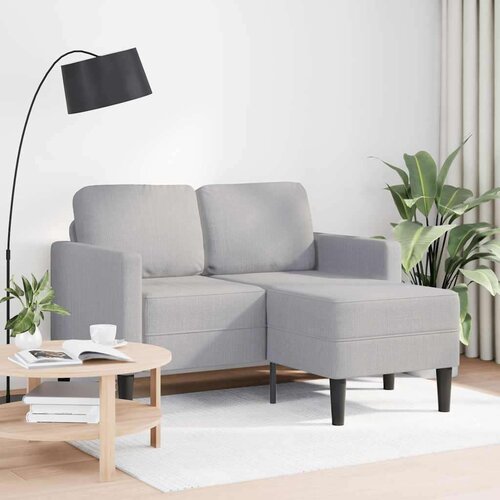 SOFA 2-sedežni kavč z leži&amp;scaron;čem v obliki črke L 125 cm tkanina Slike
