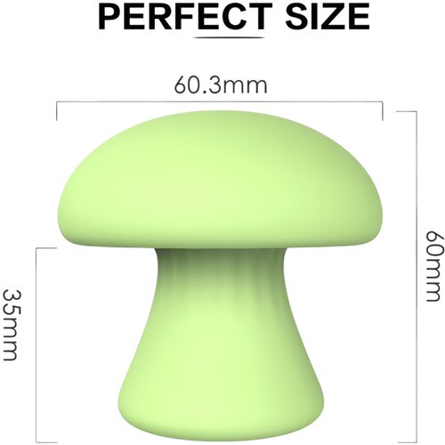 Sex HD Mushroom - masažna naprava za obraz z možnostjo polnjenja (zelena) Cene