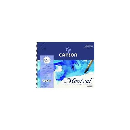 Canson Blok akvarelni spirala Montval 37x46 cm 300 g, 12 listni; Cold Pressed, (22005378) Cene