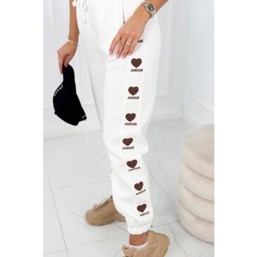 Kesi Cotton pants Amour ecru Cene