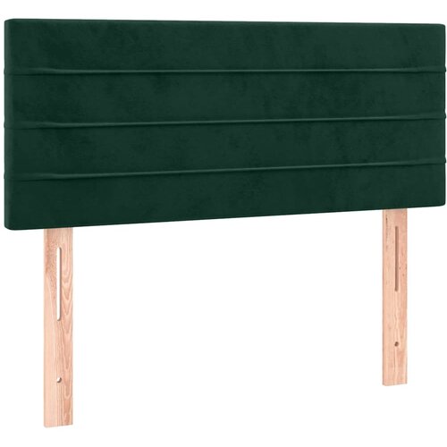 Box spring krevet s madracem tamnozeleni 100x200 cm bar&amp;scaron;unasti Slike