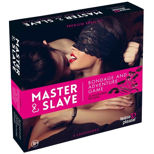 Tease &amp;amp; Please Komplet Master &amp;amp;amp; Slave, roza Slike