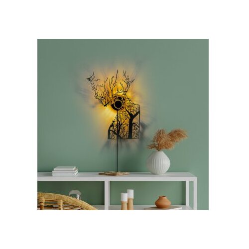 Opviq tree woman V2 black wall lamp Cene