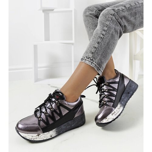 Gemre Gray metallic Ballard sneakers Cene