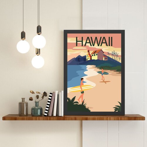 Wallity uramljena slika Hawaii, 35x45 cm Cene