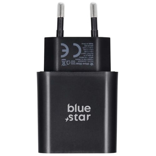 Blue Star Punjač za telefon USB C QC4.0 PD 3A 25W + kabel USB C na USB C crni Cene