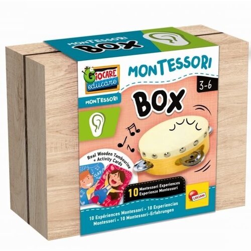 Lisciani Montessori kutija čulo sluha, Bež Cene