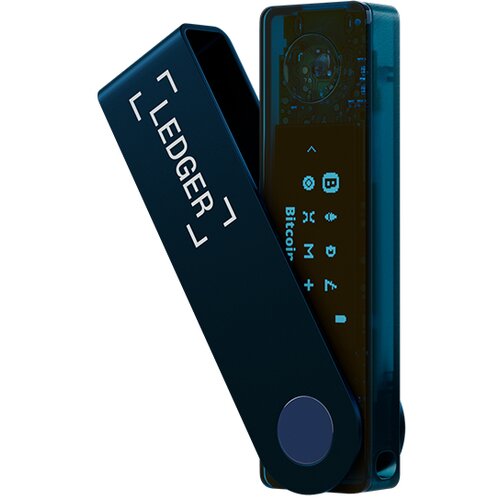 Ledger Nano X, denarnica za Bitcoin in druge kriptovalute, Sapphire Blue, (21569684) Cene
