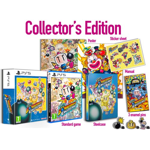 Konami Super Bomberman Collection Collector&amp;#039;s Edition za PlayStation 5 Slike