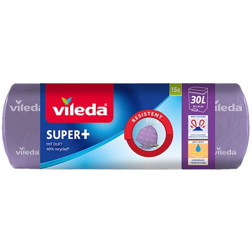 Vileda Kese za smeće, 30L, 15 komada Slike